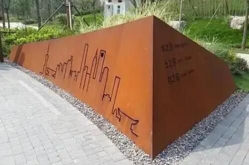 隆安耐候钢挡土墙